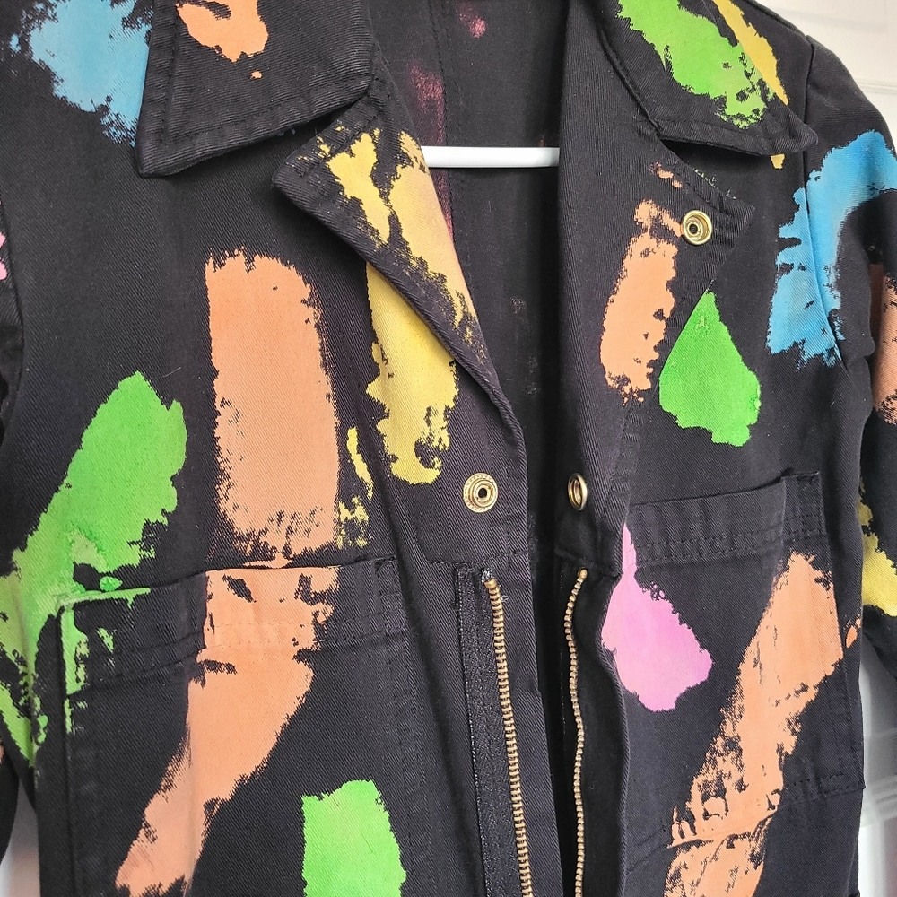 NWOT Limited Edition Paint Stroke Everyday Jumpsuit - Picture 3 of 8